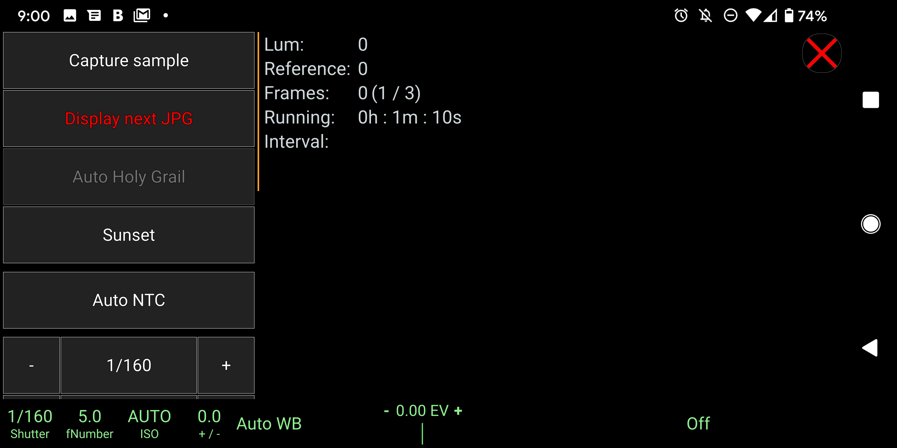 screen at LRTimelapse module